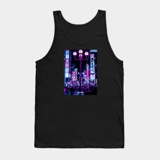 Tokyo Street Neon Synthwave Tank Top